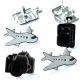 Eyelet Outlet Shape Brads 12 Per Pkg Travel