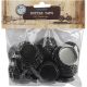 Decorative Standard Bottle Caps 1 Inch 50 Per Pkg Black