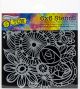 Crafters Workshop Template 6inchesX6inchesBlooming Garden