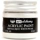 Finnabair Art Alchemy Acrylic Paint 1.7 Fluid Ounces Metallique White Pearl