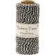Hemptique Cotton Bakers Twine Spool 2 Ply 410 Black