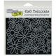 Crafters Workshop Template 6Inch X6Inch Daisy Cluster