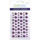 Eyelet Outlet Adhesive Back Enamel Dots 54 Per Pkg Matte Violet