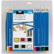 Clamshell Art Sets Watercolor Pencils 19 Per Pkg
