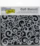 Crafter s Workshop Template 6 inch X6 inch Cosmic Swirl