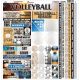 Reminisce Variety Cardstock Stickers 12 Inch x12 Inch Volleyball