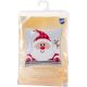 Vervaco Needlepoint Cushion Top Kit 16 Inch X16 Inch Santa In A Plaid Hat