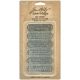IdeaOlogy Metal Quote Bands .75inchesX2.25inches 6 Per PkgAntique Nickel