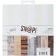Simple Stories DoubleSided Paper Pad 6inchesX6inches 24 Per PkgSnap Color Vibe Basics Wood and Notebook