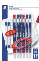 Riptide Automatic Pencils W Eraser Refills 8 Per Pkg 