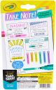 Crayola Take Note Erasable Highlighters 6 Per Pkg