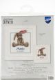 Vervaco Counted Cross Stitch Kit 7.5inchesX8.5inchesCute Bunny Record On Aida 14 Count