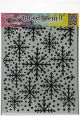 Dyan Reaveley s Dylusions Stencils 9inchX12inch Snowflake 1 Pack of 1 Piece