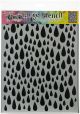 Dyan Reaveleys Dylusions Stencils 9X12 inches Teardrops 1 Pack of 1 piece
