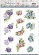 Find It Trading Precious Marieke Punchout Sheet Roses Winter Flowers