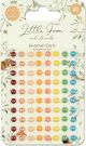 Craft Consortium Adhesive Enamel Dots 80 Per Pkg Assorted Colors