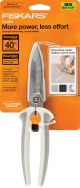Fiskars Built to DIY Easy Action PowerCut Snips 8 Inch 8 Inch PowerCut 1 pack of 1 piece