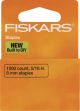 Fiskars Built to DIY Precision Staple Gun Staples 1000 Per Pkg 5 Per 16 Inch