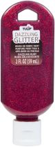 Tulip Dazzling Glitter Brush On Fabric Paint 2oz Ruby