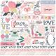You and Me Cardstock Stickers 12 inch X12 inch Elements