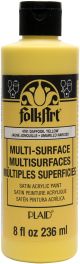 FolkArt Multi Surface Paint 8oz Daffodil Yellow