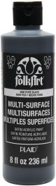 FolkArt MultiSurface Paint 8ozPure Black