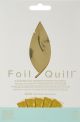 We R Memory Keepers Foil Quill Foil Sheets 4 Inch X6 Inch 30 Per Pkg Gold Finch