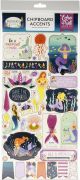 Mermaid Dreams Chipboard 6 inch X13 inch Accents