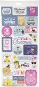 I Love Summer Chipboard 6 inch X13 inch Phrases