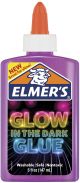 Elmers Glow In The Dark Liquid Blue 5oz Purple
