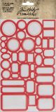 Idea Ology Classic Label Stickers 152 Per Pkg Red White