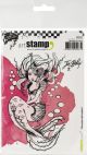 Carabelle Studio Cling Stamp A6 By Jen Bishop Mermaid