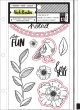 Vicki Boutin Color Kaleidoscope Stamp and Die Set So Fun W Magnetic Sheet and Pouch