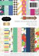 Pebbles Single Sided Paper Pad 6 inch X8 inch 24 Per Pkg Chasing Adventures 18 Designs