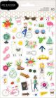 Chasing Adventures Clear Stickers 93 Per Pkg 