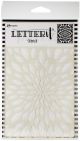 Ranger Letter It Background Stencil 4.75inchX6inch Flower Burst 1 Pack of 1 Piece