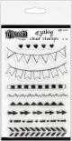 Dyan Reaveley s Dylusions Clear Stamps 4inchX8inch On The Edge 1 Pack of 9 Sheet