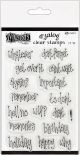 Dyan Reaveley s Dylusions Clear Stamps 4inchX8inch Whatever 1 pack of 1 Sheet