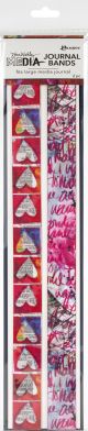 Dina Wakley Media Printed Journal Bands Large