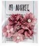 49 And Market Flower Mini Series 01 5 Per PkgScarlet