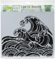 Crafters Workshop Template 12 inch X12 inch Wave