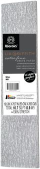 Metallic Crepe Paper 19.6inchesX78.7inchesSilver