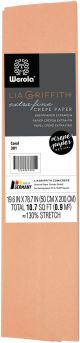 Extra Fine Crepe Paper 19.6 Inch X78.7 Inch Coral