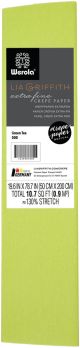 Extra Fine Crepe Paper 19.6 inch X78.7 inch Green Tea