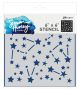 Simon Hurley create. Stencil 6 inch X6 inch Stargazer
