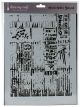 Dress My Craft Stencil A4 Ladger Script