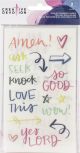 Creative Devotion Rub Ons 2 Sheets Phrase