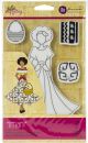 Prima Marketing Julie Nutting Mixed Media Cling Rubber Stamp Imani