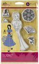 Prima Marketing Julie Nutting Mixed Media Cling Rubber StampKyoko