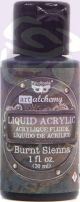 Finnabair Art Alchemy Liquid Acrylic Paint 1 Fluid Burnt Sienna